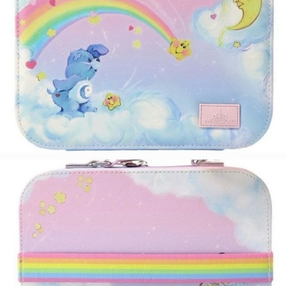 Care Bears Pink and Blue Dreamy Makeup Case Bag | Impressions X Care Bears - Picture 1 of 10